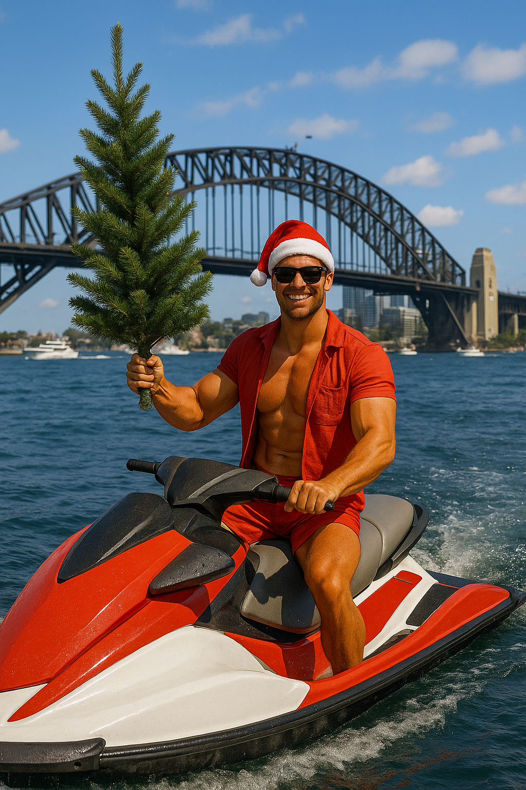 Sydney Santa Christmas Tree